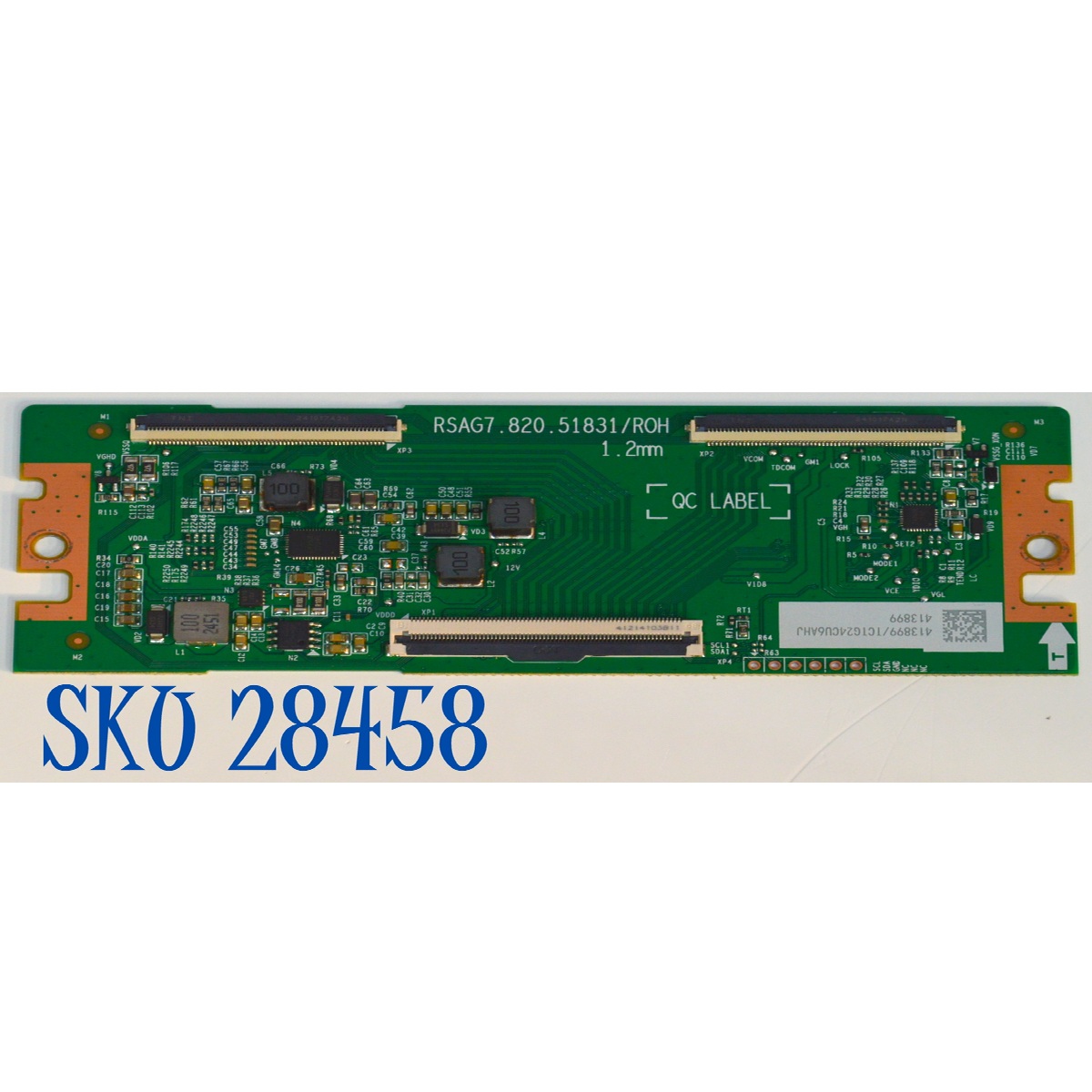 T-CON ORIGINAL PARA TV HISENSE / NUMERO DE PARTE 413899 / RSAG7.820.51831/ROH / H41802PNW52A1 / PANEL HD500H1U51-T0L9\S3\GM\ROH / DISPLAY T500QVN04.1 / MODELO 50QD6QV / 50QD6QV 50Q60QUV / 50U6QV / 50U6QV 50Q72QUV