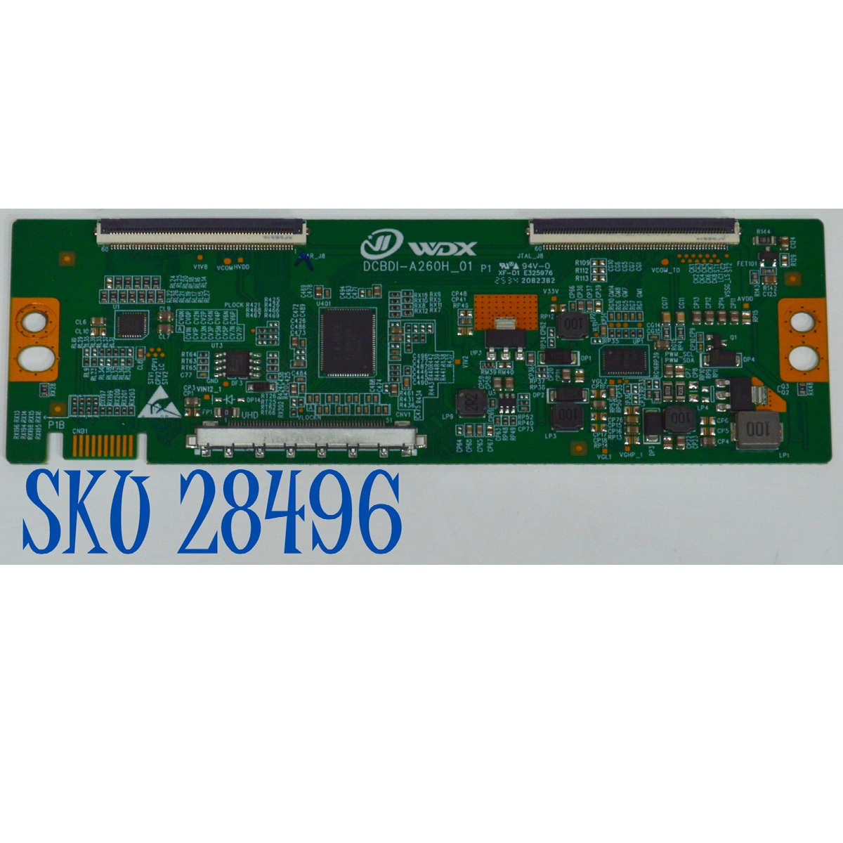T-CON ORIGINAL PARA TV EVL / NUMERO DE PARTE T430QVN03.7 / DCBDI-A260H_01 / 1.210300001141 / 25090100502484 / PANEL T430QVN03.7 / DISPLAY T430QVN03.7 / MODELO 43EVLS4