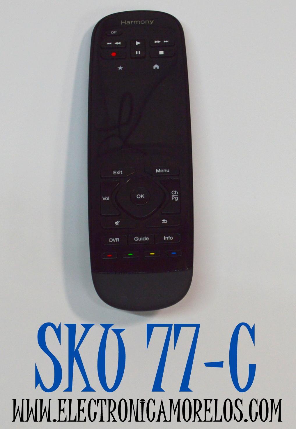 CONTROL REMOTO ORIGINAL LOGITECH HARMONY TOUCH PUEDE CONTROLAR VARIOS DISPOSITIVOS DE ENTRETENIMIENTO DOMESTICO DIFERENTES COMO TV/DVR/BLU-RAY/CONSOLAS DE JUEGO / NUMERO DE PARTE 915-000252 /915-000224/915-000279/N-R0006 / DETALLE NO TRAE SU BASE DE CARGA - Imagen 1