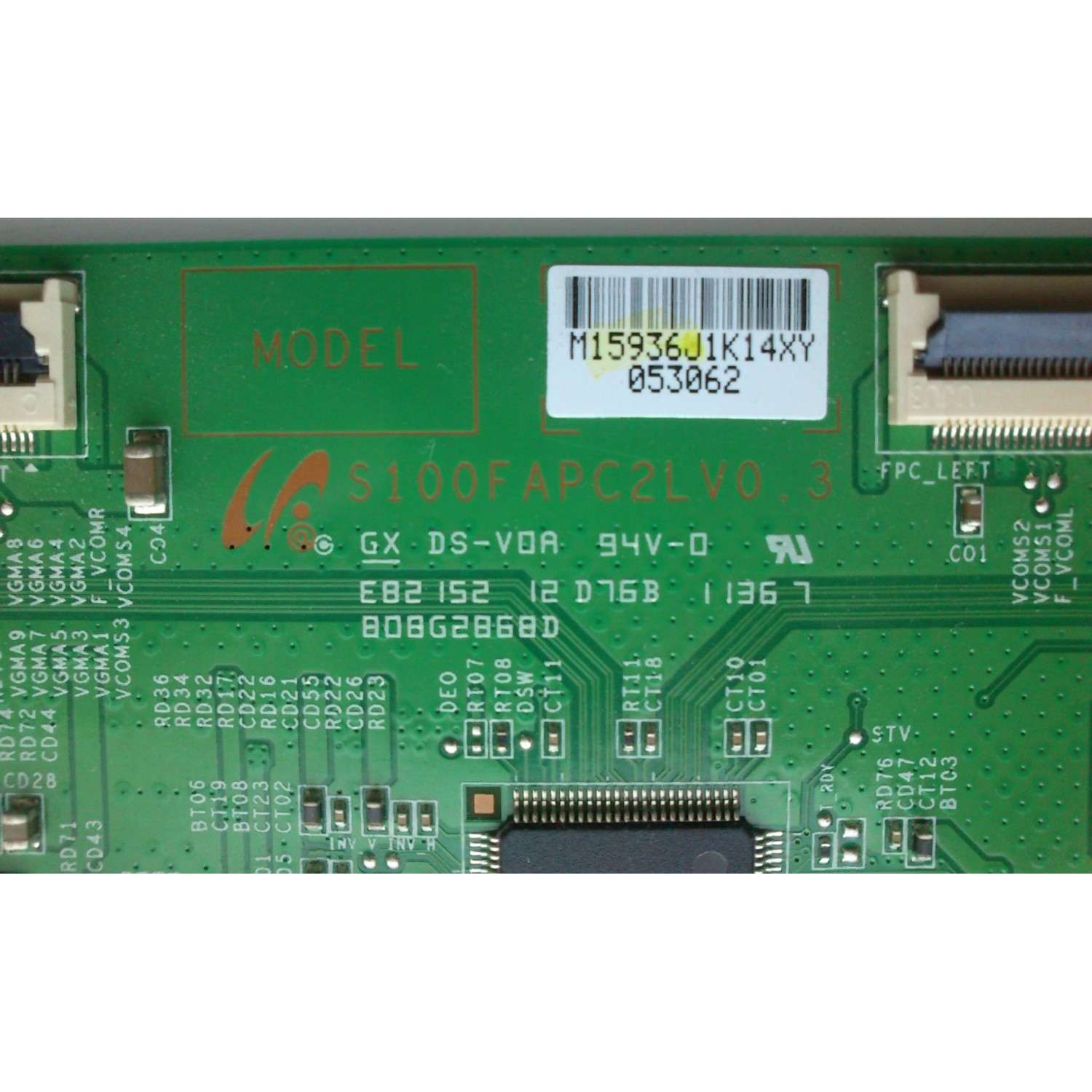 T-CON 15936J / SAMSUNG LJ94-15936J  / S100FAPC2LV0.3 / MODELO LN46E550F6FXZA SH03 - Imagen 2
