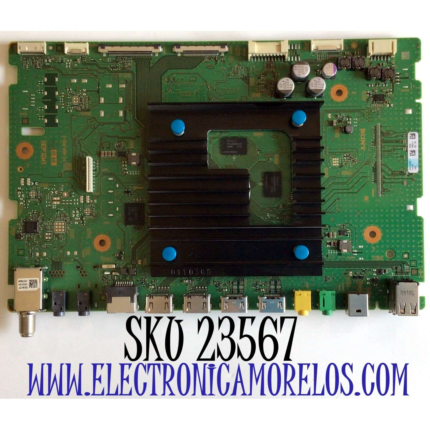 MAIN PARA TV SONY 4K HDR SMART TV / NUMERO DE PARTE A-5014-783-A / 1-006-895-21 / A5014783A 224 / A-5014-783-A 224 / PANEL YDAF055DND01 / DISPLAY LSY550FF06-A01 / MODELO XBR-55X900H / XBR55X900H / XBR-55X90CH / XBR55X90CH