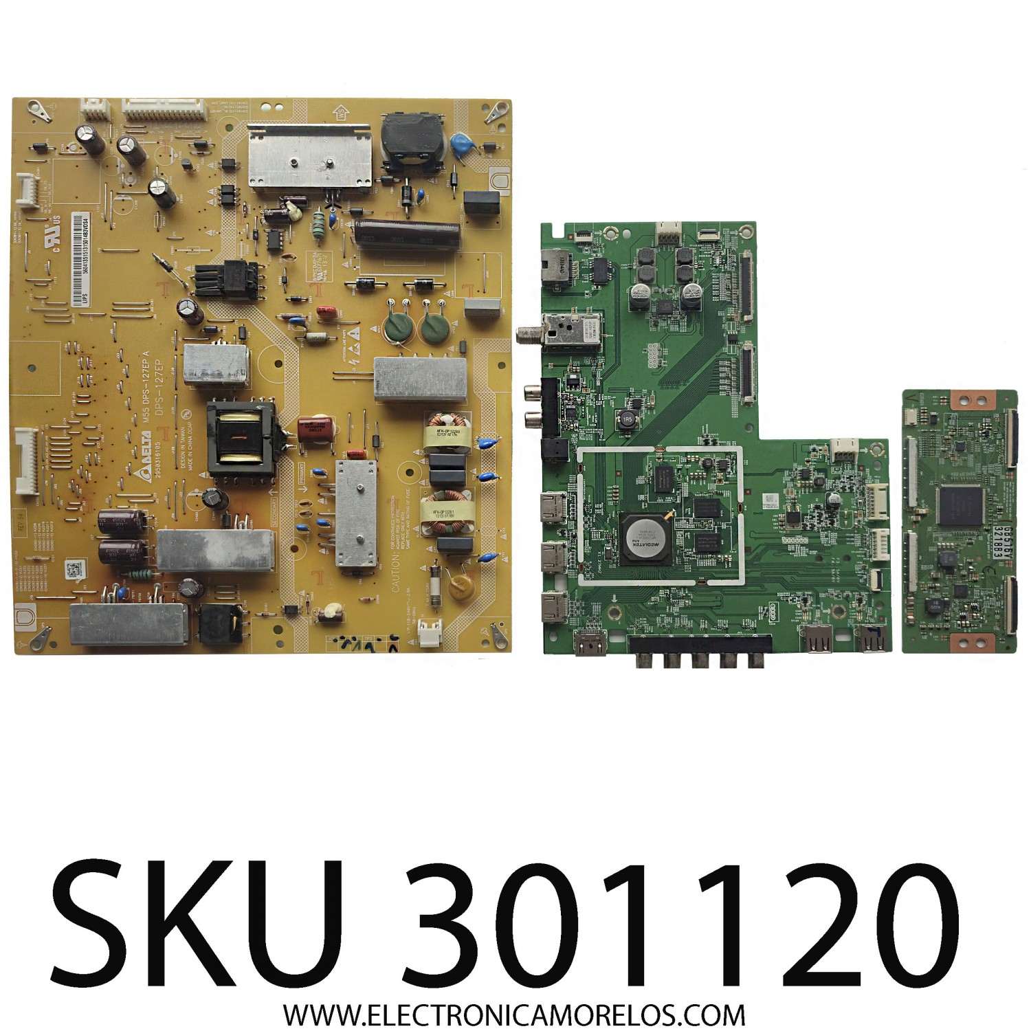 KIT DE TARJETAS PARA TV VIZIO / NUMERO DE PARTE 5575Q01001G / 48.75Q01.011 / L55M90L0_US / FUENTE 5604135151 / DPS-127EP A / 2950316105 / T-CON 6871L-3218B / 6870C-0450A / PANEL V550FWMS01 / MODELO M551d-A2 LWJJOJDQ