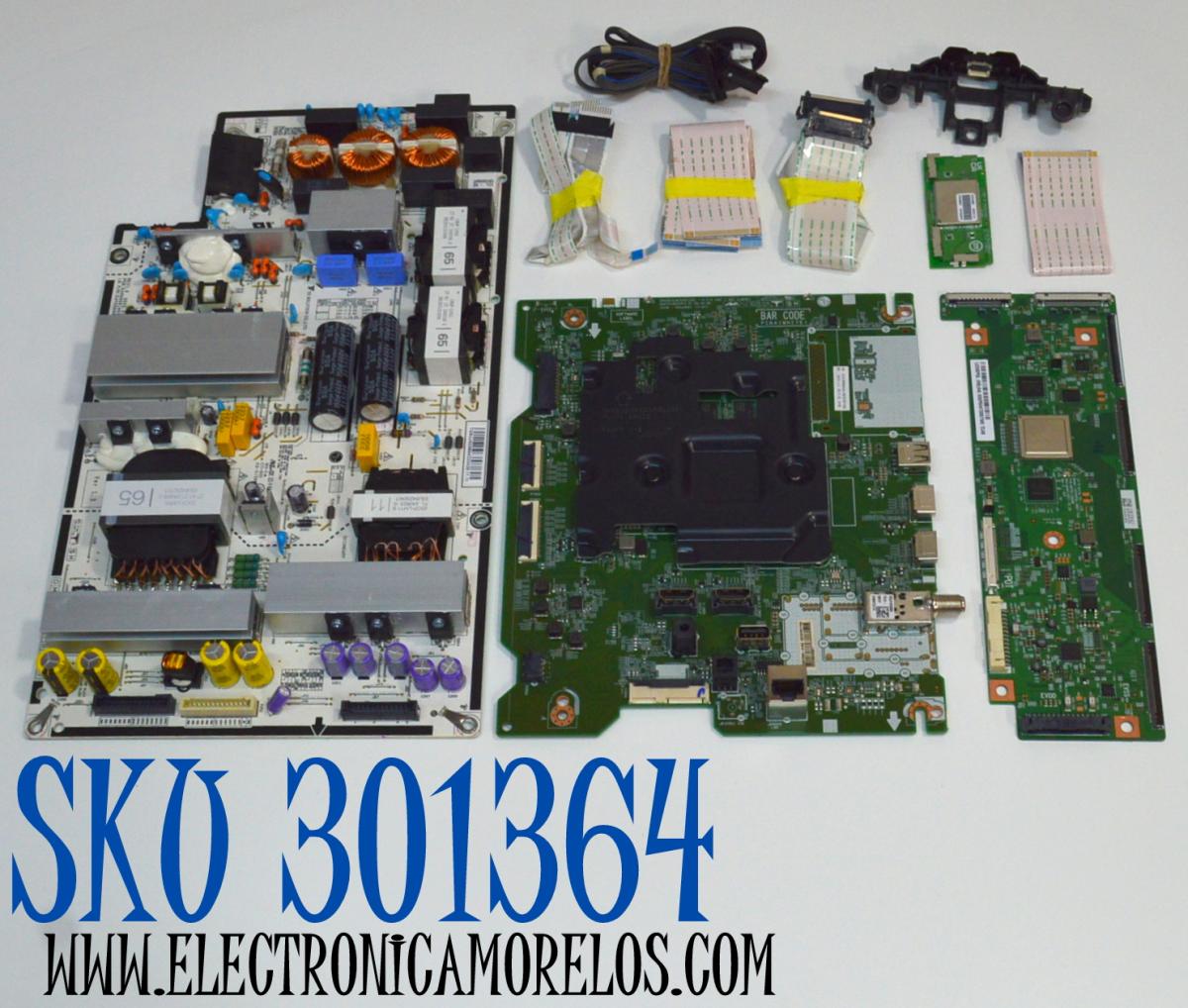 KIT DE TARJETAS ORIGINAL PARA TV LG / NUMERO DE PARTE MAIN EBT67871702 / EAX70145104(1.0) / 67871702 / FUENTE EAY65689433 / EAX69061003 / EAX69061003(1.2) / 65689433 / T-CON 6871L-6894J / 6870C-0908B / 6894J / PANEL AC650AQL / MODELO OLED65B4AUA / OLED65B4AUA.DUSQLJR