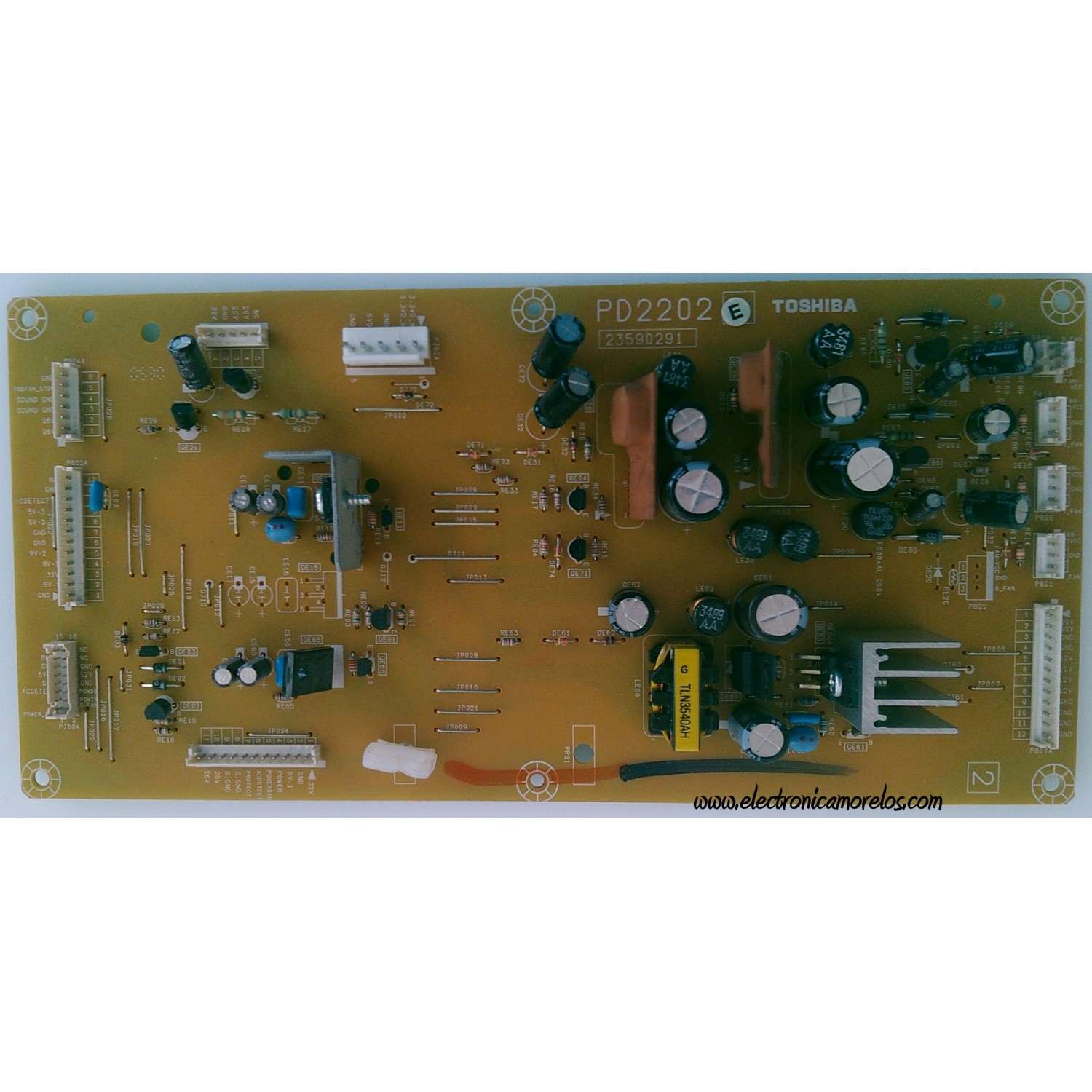 TARJETA DE STAND BY / TOSHIBA 75001686 CCP-6400 / 23590291 / MODELO 50HP95	