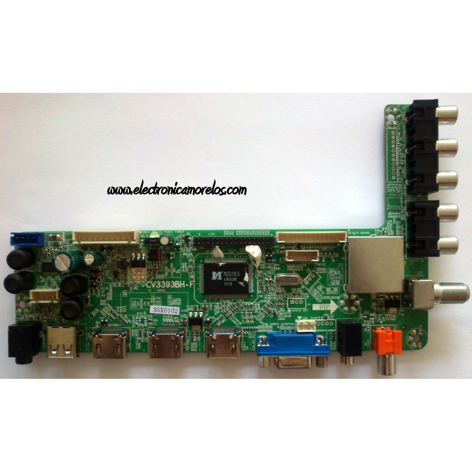 MAIN / SEIKI 35X0102/ 890-M00-06N04 / CV3393BH-F / SY13392-1 / MODELO SE65GY25	