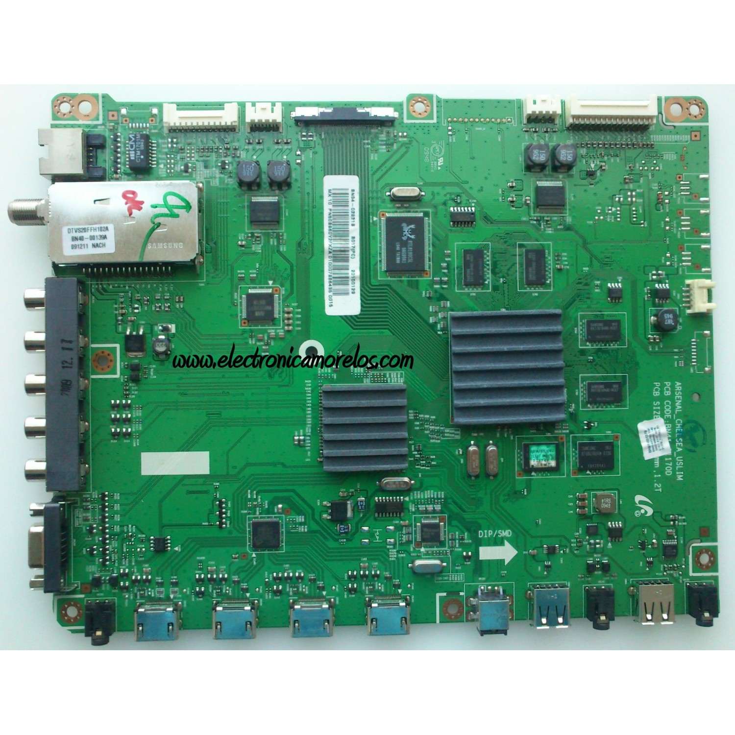 MAIN PARA TV  SAMSUNG NUMERO DE PARTE  BN94-02821B / BN97-03137B / BN41-01170D / MODELO PN50B860Y2FXZA	
