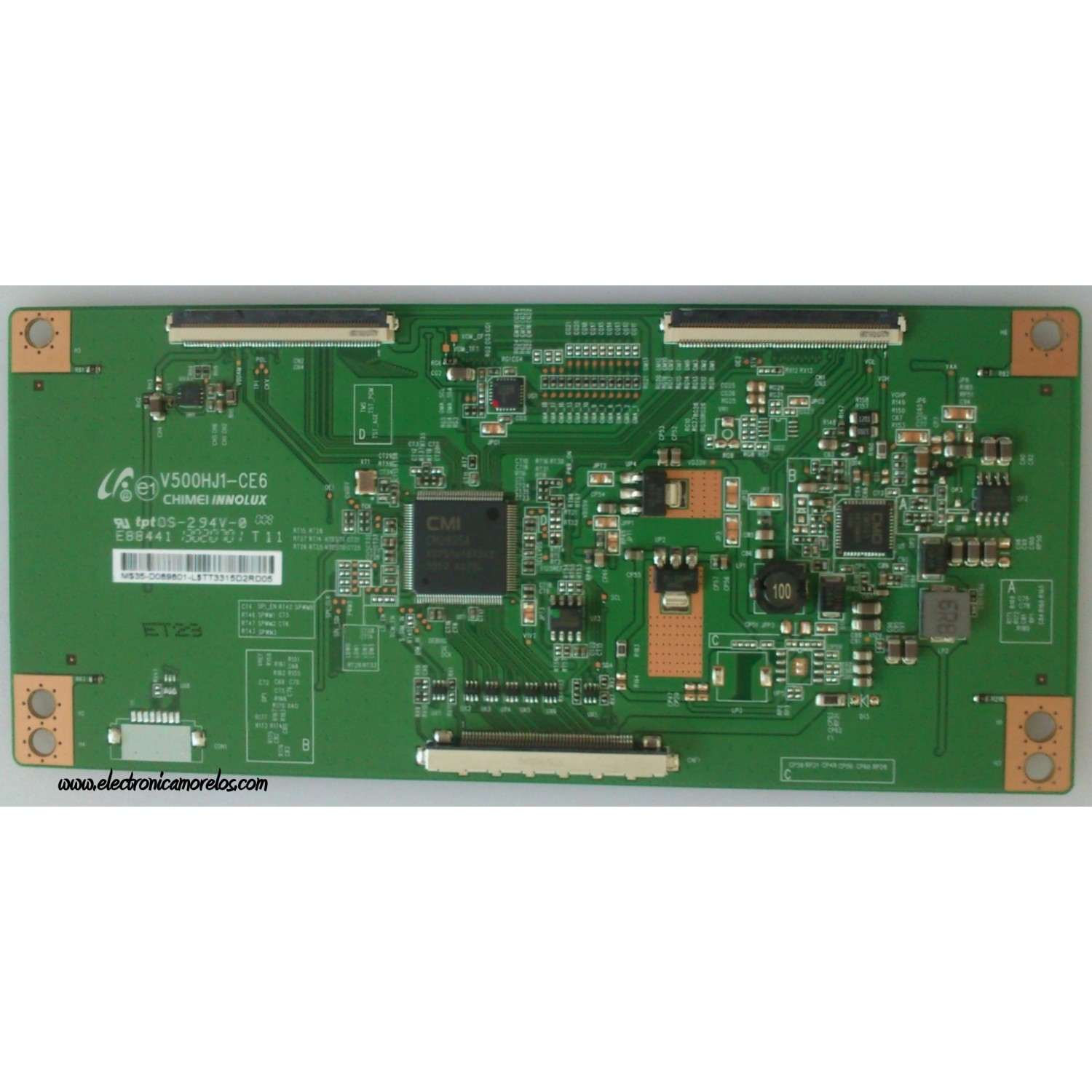 T-CON / LG 35-D089801 / V500HJ1-CE6 / PANEL HC500DUN-VCFP1-11XX / MODELO 50LN5100-UB.BUSJLHR	