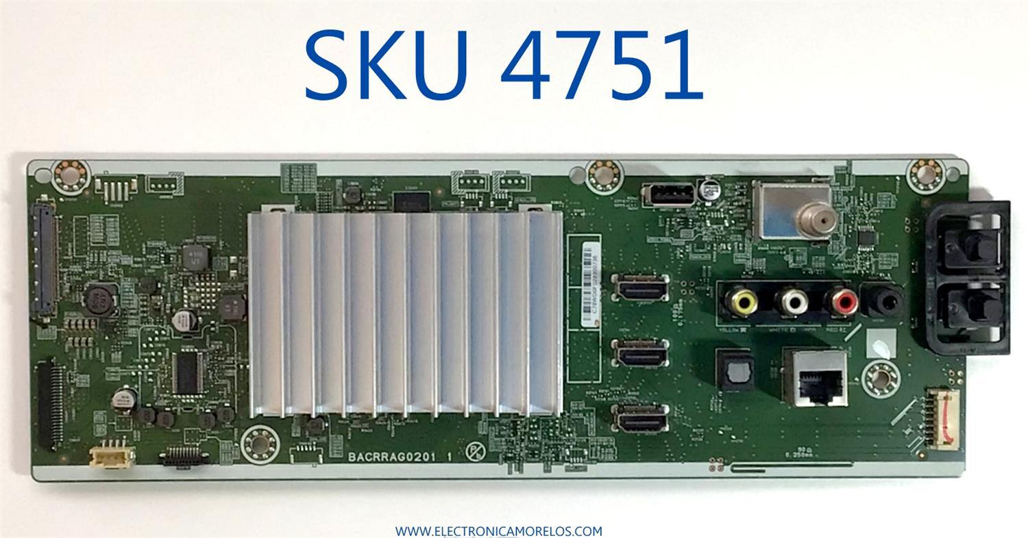MAIN PARA SMART TV PHILIPS 4K RESOLUCIÓN ( 3840 x 2160 ) NUMERO DE PARTE AC78WUA-65UB / BACRRAG0201 / C78WD0F028900736 / DISPLAY HV650QUB-F90 / MODELO 65PFL4864/F7C
