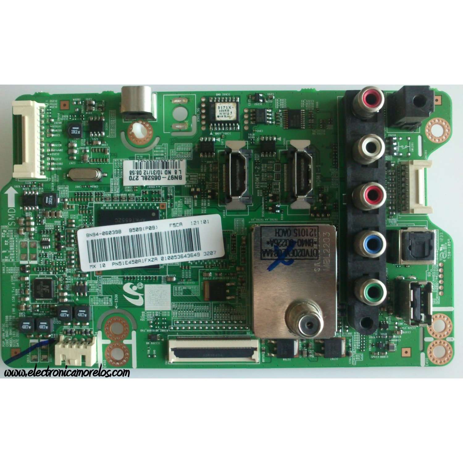 MAIN / SAMSUNG BN94-06039B / BN97-06528L / BN41-01799B / PARTES SUSTITUTAS BN96-20973A / BN96-24581A / BN94-04343J / PANEL S51AX-YD01 / S51AX-YB01 / MODELOS PN51E440A2FXZA / PN51E450A1FXZA TD02 / PN51E450A1FXZA TS04