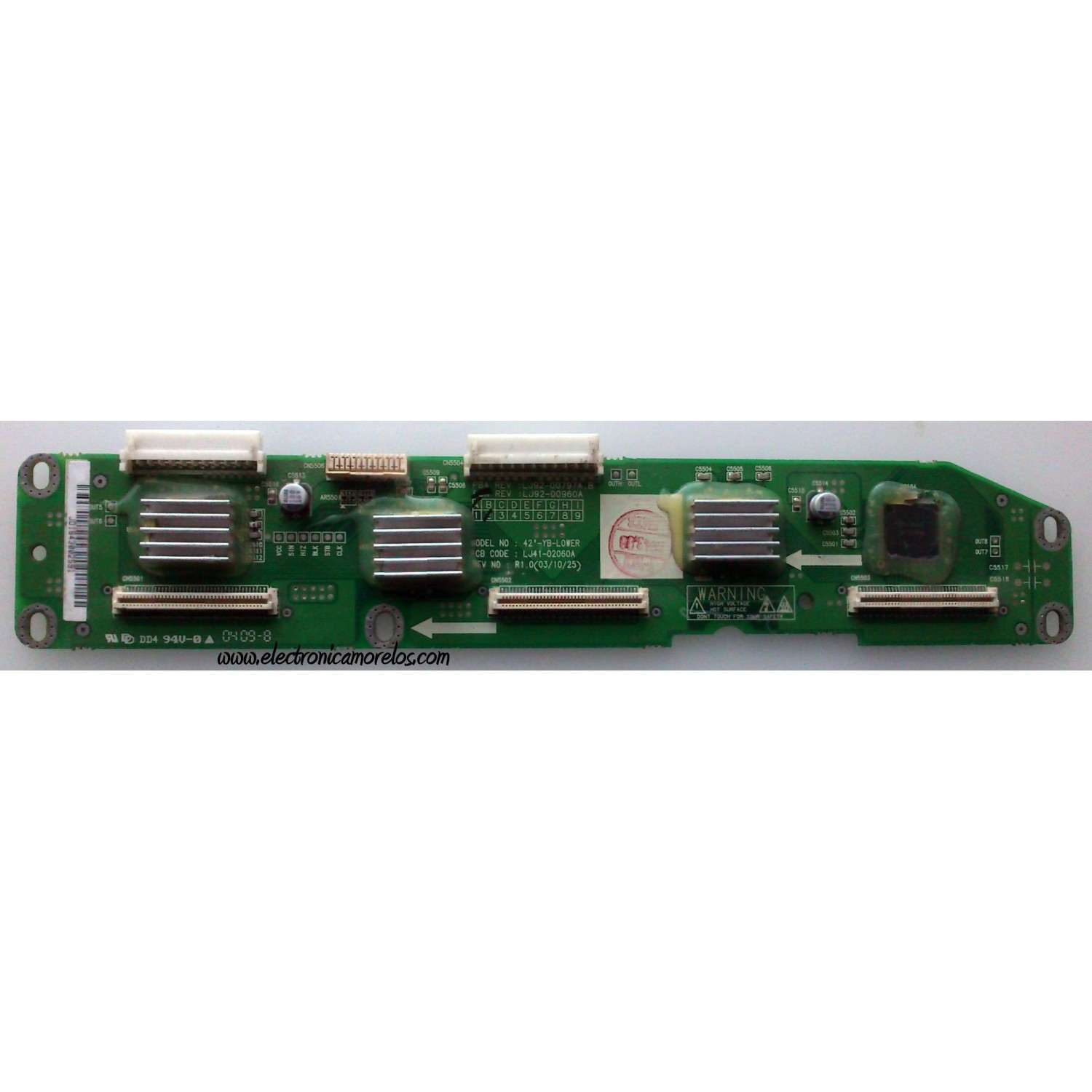BUFFER / SAMSUNG LJ92-00960A / LJ41-02060A / MODELO SPP4251X/XAA	