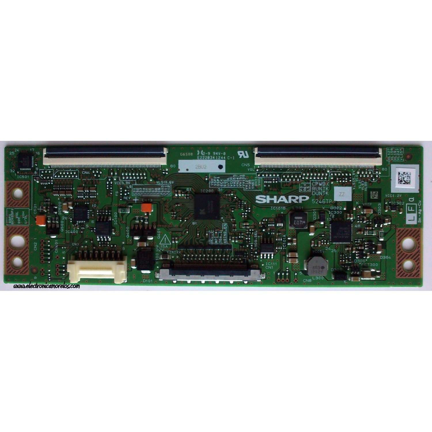 T-CON / SAMSUNG RUNTK5246TPZZ / 5246TP / CPWBX5246TPZZ / DUNTK5246TPZZ / MODELO HG40NA577LFXZA HS04 / UN46EH5000FXZA UD03