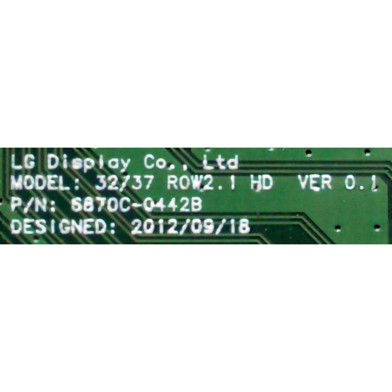 T-CON / VIZIO 6871L-3203K / 6870C-0442B / MODELOS E320-B1 LTY7PKAQ / KDL-32R300C / KDL32R300C - Imagen 2