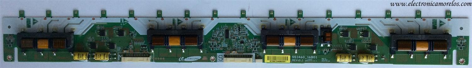 BACKLIGHT INVERSOR / WESTINGHOUSE LJ97-02765A / 2765A / SSI460_16B01 REV:0.1 / MODELO VR-4625 TW-64871-S046F	