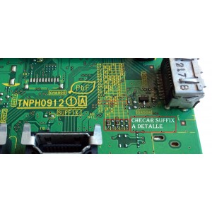 MAIN / PANASONIC TXN / A1NYUUS / TNPH0912AF / TXN/A1NYUUS / TNPH0912 / TNPH0912AF / TNPH0912AV / PANEL MC165FU1431 / MODELO TC-P65ST30 - Imagen 3