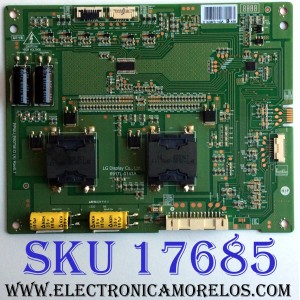 LED DRIVER / LG 6917L-0143A / PPW-LE60TM-O Rev0.7 / 143A / PPW-LE60TM-0 / PANEL LC600EUD (LF)(F1) / MODELOS 60LA8600-UC / 60LA8600-UC.BUSYLJR / 60LA8600-UC.AUSYLJR