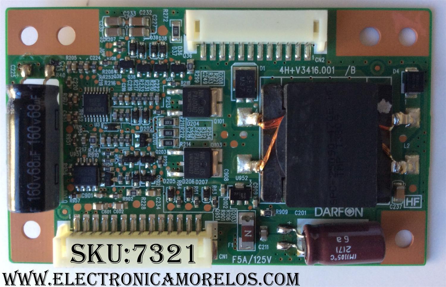 LED DRIVER / SANYO 55.39T03.D01 / 5539T03D01 / 4H+V3416.001 / MODELO DP39E23 P39E23-02	 - Imagen 1