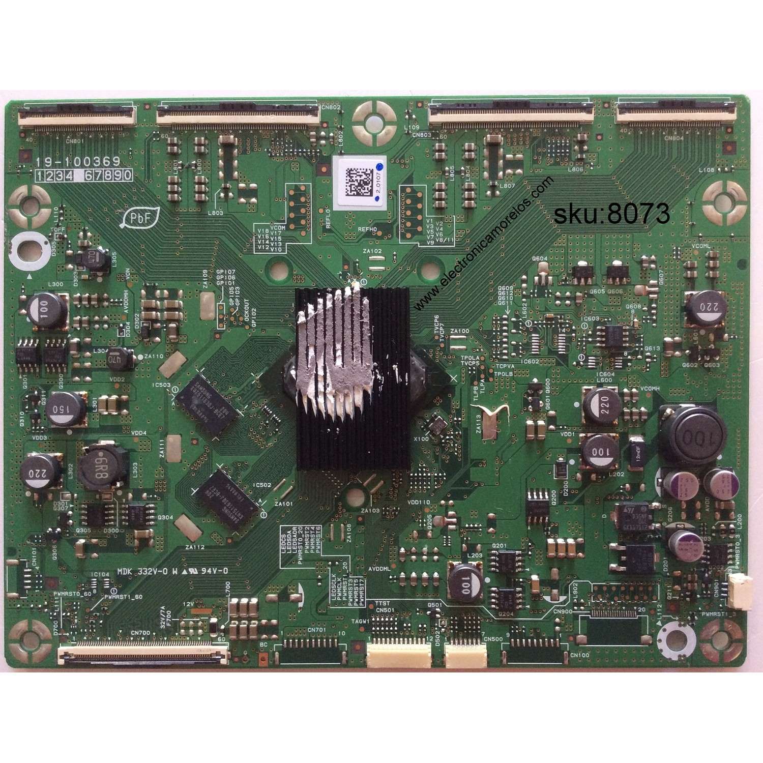 T-CON / PANASONIC 19-100369  / MDK 332V-0 / MODELO TC-L47WT50	