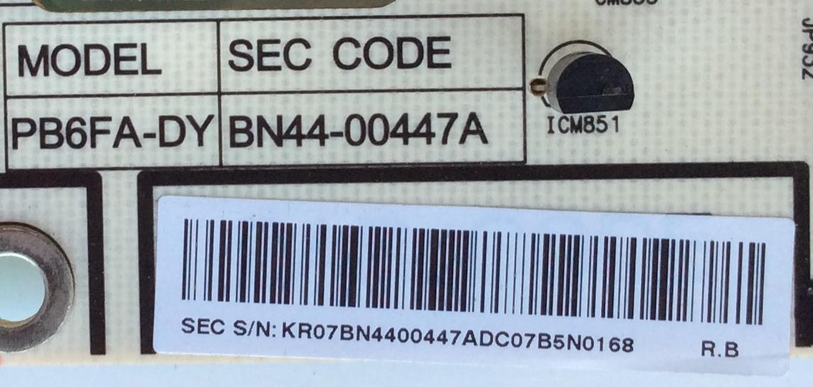 FUENTE DE PODER / SAMSUNG BN44-00447A / PB6FA-DY / BN4400447A / PANEL'S S63FH-YB06 /S58FH-YB06 MODELOS PN59D550C1FXZA / PN59D6500DFXZA I201 / PN59D6900DFXZA / PN59D7000FFXZA / PN59D8000FFXZA / PN64D7000FFXZA / PN64D8000FFXZA I101 - Imagen 2