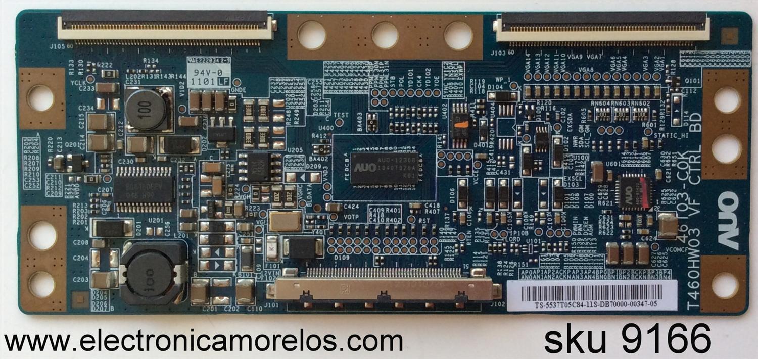 T-CON / LG 55.37T05.C84 / T460HW03 / 5537T05C84 / 46T03-COK / MODELO 37LK450-UB.CUSDLH / PANEL T370HE03 V.N	 - Imagen 1