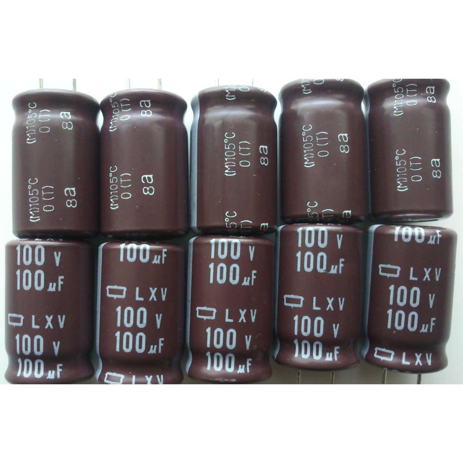 LOTE DE 10 PIEZAS DE FILTROS DE 100V / 100µf / 105℃	 - Imagen 2