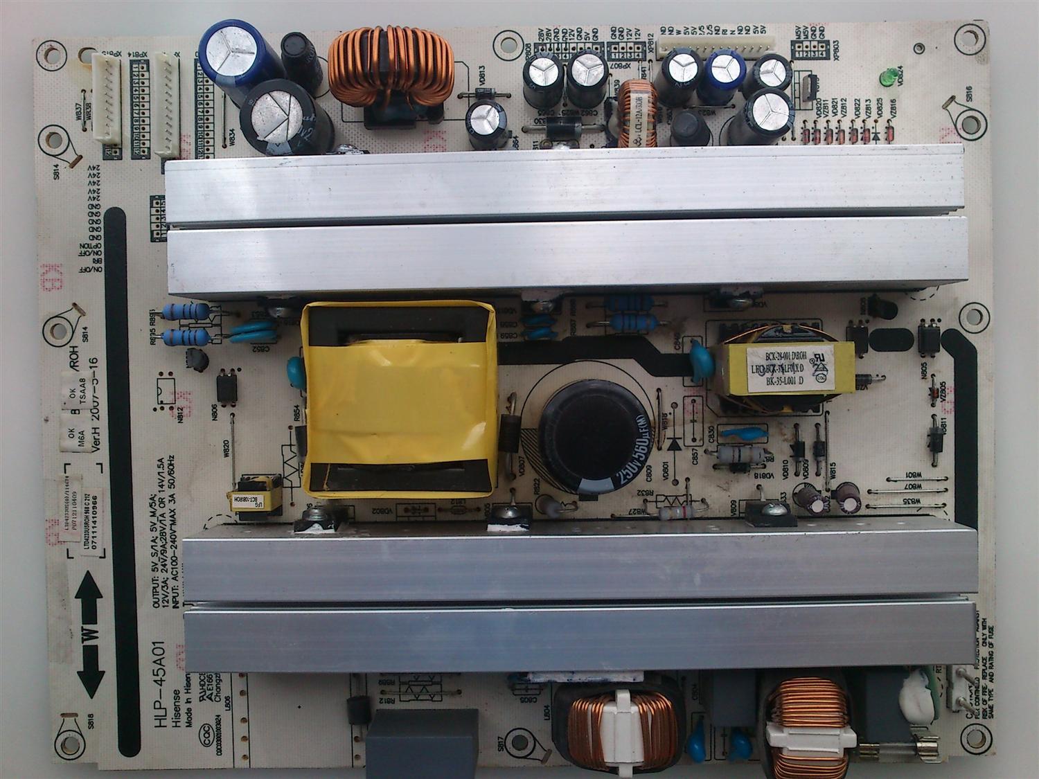 FUENTE DE PODER PROSCAN 114674 MODELO 42LA45H