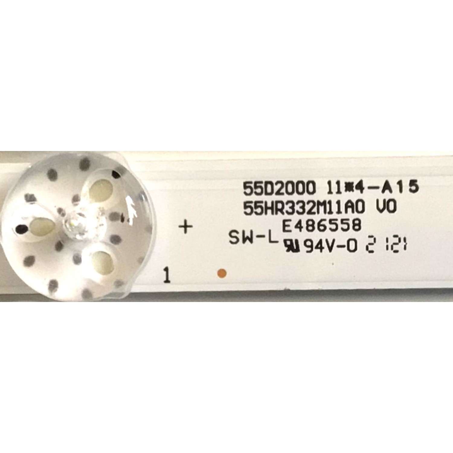 KIT DE LEDS ORIGINAL PARA TV LG 4 PIEZAS / NUMERO DE PARTE 55HR332M11A0 V0 / 4C-LB550T-HR19C / 55D2000 / 55D2000 11*4 / E486558 / PANEL LVU550LGDX E0212 / NC650TQG-ABKH1 / MODELO 55UP7000PUA / 55UP7000PUA.CWMYLH - Imagen 4