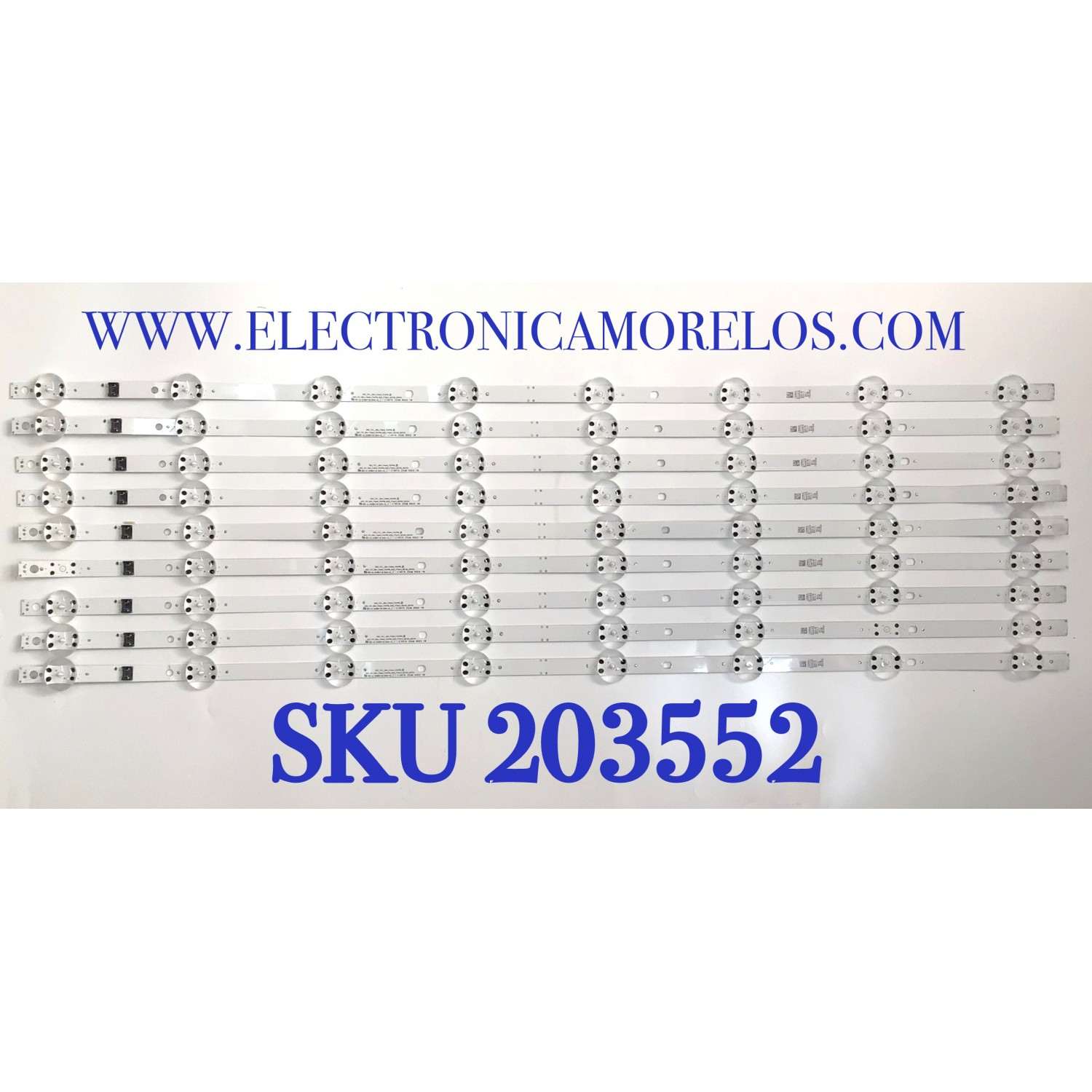KIT DE LED'S PARA TV LG ((9 PIEZAS)) / NUMERO DE PARTE EAV65011901 / SSC_Y21_SLIM_TRIDENT_75UP80 / SSC_Y21_SLIM_TRIDENT_75UP80_BOE_PTN0.6_REV00-200724 / E469119 / PANEL NC750TQG-ABKH1 / MODELOS 75UP8070PUA / 75UP8070PUA.BUSLFKR / 75UP8070PUA.BUSFLKR