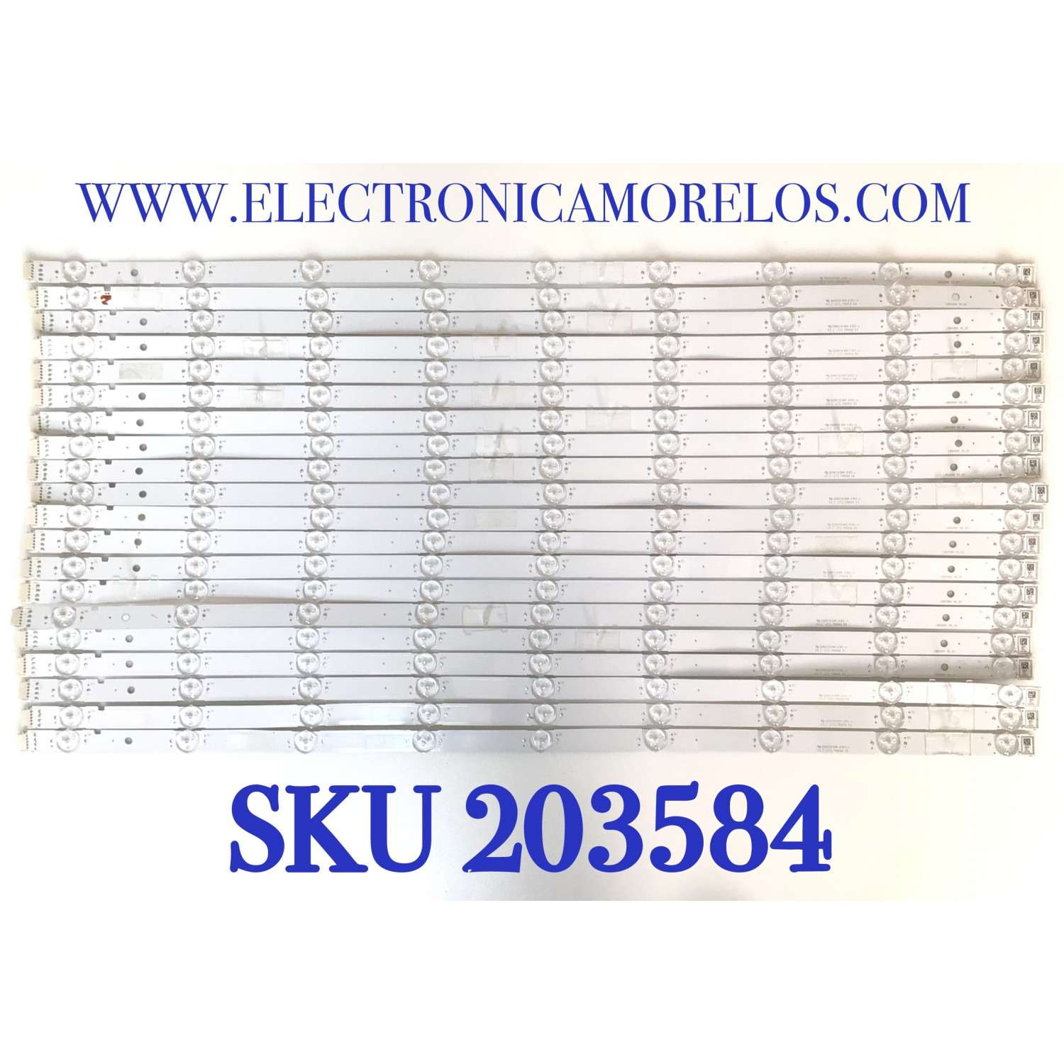 KIT DE LED´S PARA TV SONY (20) / NUMERO DE PARTE LB6508V / LB6508V V2_02 / MODELO XR-65X95J / XR65X95J