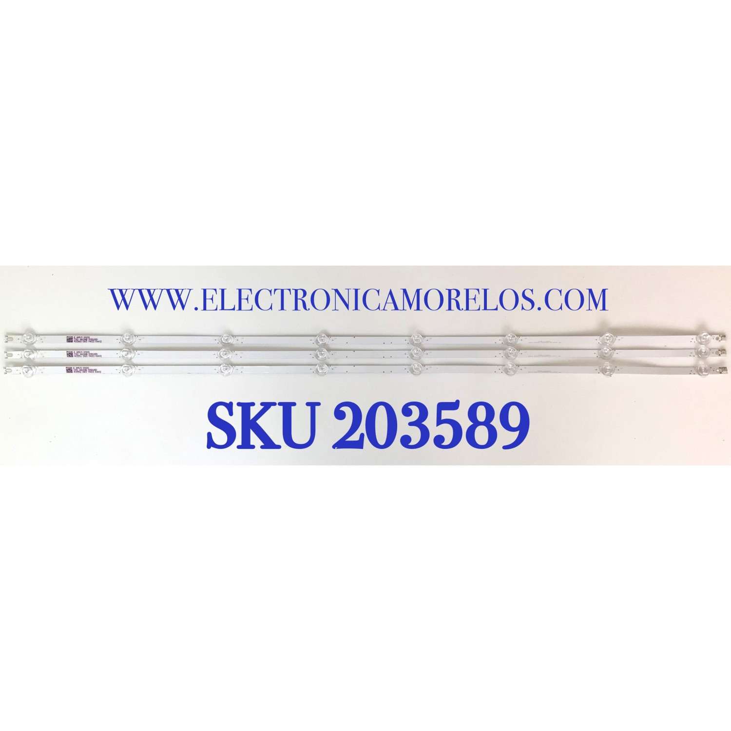 KIT DE LED'S PARA TV VIZIO ( 3PZ ) / NUMERO DE PARTE LBM500M0801-AAY-1 / LBM500M0801-AAY-1(HF)(O) / YFPCB-11 / MODELO V505-J09