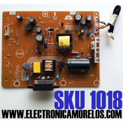 FUENTE DE PODER PARA MONITOR DELL / NUMERO DE PARTE BB531AQC7 / 715G4210-P01-001-0H1M / (T)BB531AQC7 / PANEL M215HW03 V.1 / MODELO E2211Hc