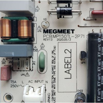 FUENTE DE PODER PARA TV WESTINGHOUSE / NUMERO DE PARTE MP150TL-2P71-H / MP150TL-2P71 / E320265 / 260132005630 / L040067222000121 / PANEL K650WLEDM-SHK1H / DISPLAY JR645R3HA7L / MODELO WR65UT4212 - Imagen 4