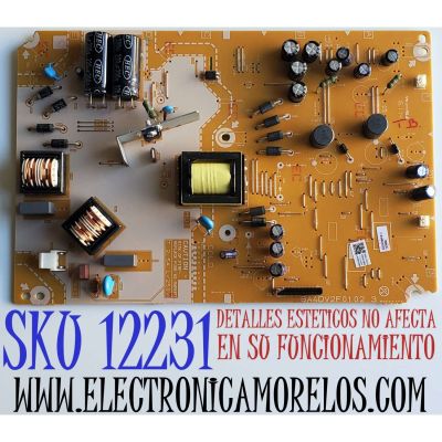 FUENTE DE PODER PARA TV SANYO / NUMERO DE PARTE A5GVHMPW-001 / A5GVHMPW / A5GVHMPW C / BA4DV2F0102 3 / A5GVH-MPW / PANEL U4DV3XH / MODELO FW43D25F DS3