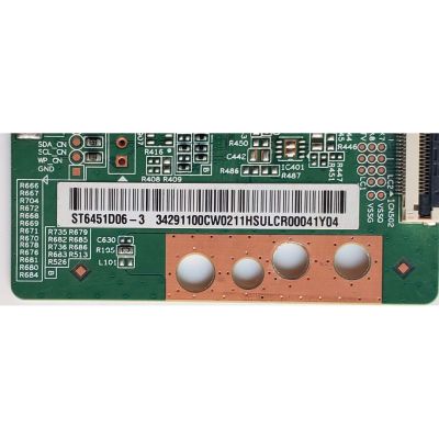 T-CON PARA TV HKPRO / NUMERO DE PARTE 34291100CW02 / TD-000P / ST6451D06-3 / 34.29110.0CW / G68504PF262A2-14 / 34291100CW0211H / PANEL K650WDGF / DISPLAY ST6451D06-3 VER.2.1 / MODELOS HKP65RUHD1 / 4T-C65EL8UR / 65PUL7973/F7 - Imagen 3