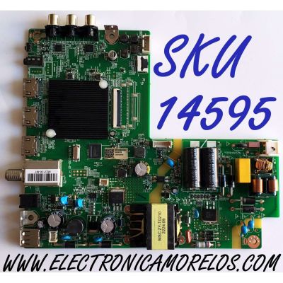 MAIN FUENTE COMBO ORIGINAL PARA TV ONN FHD ROKU TV / NUMERO DE PARTE 515C90111M21 / MT90111-ZC01-01 / 20220719 / 2010108794 / E022M610-C1 / PANEL V400HJ9-PE1 (C4) / DISPLAY V400HJ9-PE1 REV.C4 / MODELO 100097810 40" / 100058007 40"