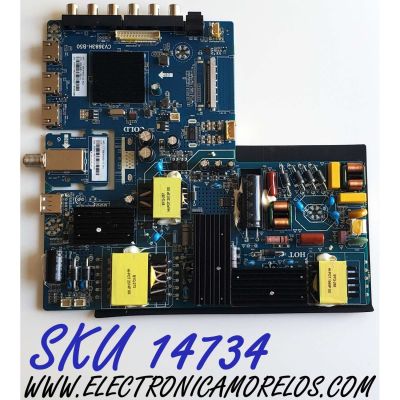 MAIN FUENTE (COMBO) PARA TV POLAROID / NUMERO DE PARTE 200-683-1001H / CV3683H-B50 / 7.T3683HB5011T.001 / A5W01992005DA0248 / 7.T3683HB50120.4A2 / DISPLAY CC495PU1L01 / MODELO WT50U7