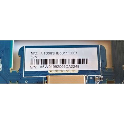 MAIN FUENTE (COMBO) PARA TV POLAROID / NUMERO DE PARTE 200-683-1001H / CV3683H-B50 / 7.T3683HB5011T.001 / A5W01992005DA0248 / 7.T3683HB50120.4A2 / DISPLAY CC495PU1L01 / MODELO WT50U7 - Imagen 3