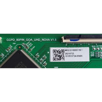 T-CON PARA TV JVC / NUMERO DE PARTE CCPD_80PIN_GOA_UHD_NOVA V1.5 / 20210723 / 1010533724-00406 / MODELO LT-65MAW595 - Imagen 2