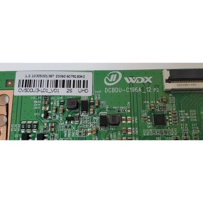 T-CON ORIGINAL PARA TV EVL / NUMERO DE PARTE CV500U3-L01 / CV500U3-L01_V01 / DCBDU-C196A_12 / 1.2.10305001387 / DISPLAY CV500U3-L01 / BN96-51685A / MODELO 50EVLS4 - Imagen 2