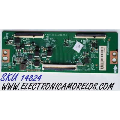 T-CON PARA TV TOSHIBA / NUMERO DE PARTE 313436 / RSAG7.820.11133/ROH / 313436 / PANEL HD500Y1U52-T0LB\S0\SM\ROH / DISPLAY T500QVN04.1 / MODELOS 43C350LU / 50C350LU