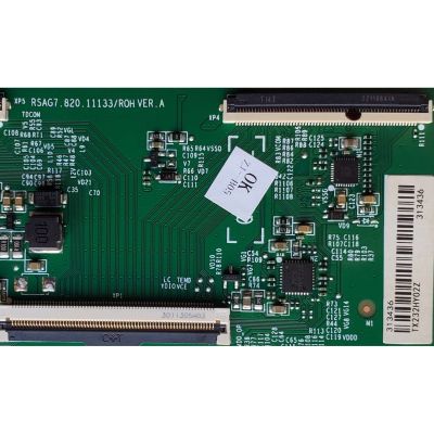 T-CON PARA TV TOSHIBA / NUMERO DE PARTE 313436 / RSAG7.820.11133/ROH / 313436 / PANEL HD500Y1U52-T0LB\S0\SM\ROH / DISPLAY T500QVN04.1 / MODELOS 43C350LU / 50C350LU - Imagen 2