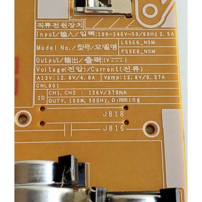 FUENTE DE PODER PARA TV SAMSUNG / NUMERO DE PARTE BN4400953A / F55E6_NSM / BN44-00953A / PANEL CY-NN055HGLVZH / MODELO LH55QBNE / LH55QBNEBGC/G0 FA01 - Imagen 3