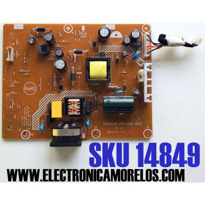 FUENTE DE PODER PARA MONITOR / NUMERO DE PARTE BC371MQMV / 715G4210-P01-004-0H1S / BC371MQMV REV:A00