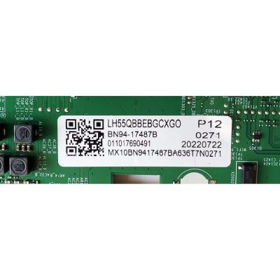 MAIN PARA TV SAMSUNG COMERCIAL 4K·UHD / NUMERO DE PARTE BN94-17487B / BN41-03034A / BN97-19502E / BN97-19501A / BN9417487B / PARTES SUSTITUTAS BN94-17487N / BN94-17936J / DISPLAY ST5461D11-A VER.2.1 / BN96-53571A / BN9653571A / MODELO LH55QBBEBGCXGO - Imagen 6
