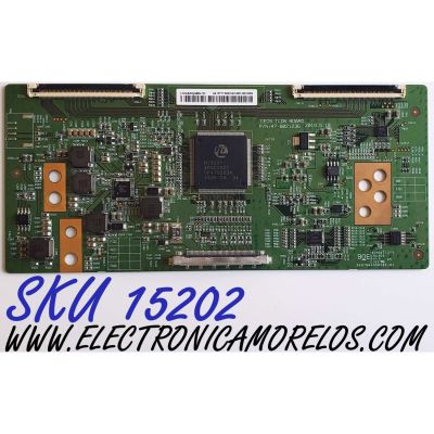 T-CON ORIGINAL PARA TV WINIA / NUMERO DE PARTE 44-9771562O / 47-6021236 / HV430QUBN1D / 44-97715620 / DISPLAY HV430QUB-N1D / MODELO U43B9000QN