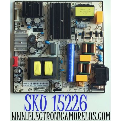 FUENTE DE PODER ORIGINAL PARA TV HKPRO / NUMERO DE PARTE 81-PBE055-H4C83AP / SHG6004C-101H / DLBB513 / SHG6004C-101HA / CQC14134104969 / SHG6004C / DISPLAY CV580U1-T01 REV:02 / MODELO HKP58UHD7