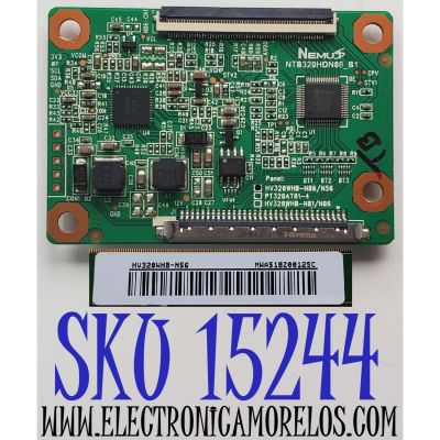 T-CON PARA TV DAEWOO / NUMERO DE PARTE NTB320HDN86_B1 / HV320WHB-N86/N56 / NTB320HDN86_B1 / NTB320HDN86 / CH201901019419 / DISPLAY HV320WHB-N56 / MODELO L32U7500AN