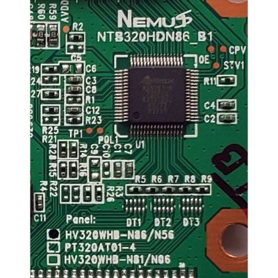 T-CON PARA TV DAEWOO / NUMERO DE PARTE NTB320HDN86_B1 / HV320WHB-N86/N56 / NTB320HDN86_B1 / NTB320HDN86 / CH201901019419 / DISPLAY HV320WHB-N56 / MODELO L32U7500AN - Imagen 2