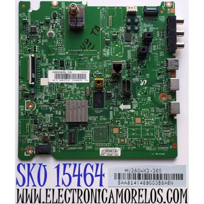 MAIN PARA TV SAMSUNG / NUMERO DE PARTE BN94-07210A / BN97-08055A / BN41-02125A / PANEL CY-HH028AGEV1H / HV280WX2-260 / MODELO HG28NC670AFXZA ES01 / UN28H4000 UN28H4003 UN28H4070 UN28H4100 UN28H4170 UN28H5000 UN28H5003 UN28H5070 UN28H5100 UN28H5170