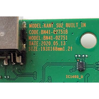 MAIN PARA TV SAMSUNG / NUMERO DE PARTE BN94-16107B / BN41-02751B / BN41-02751A / BN97-17028C / BN41-02751B-000 / BN9416107B / MODELO UN70TU700DFXZA / UN70TU7000FXZA - Imagen 3