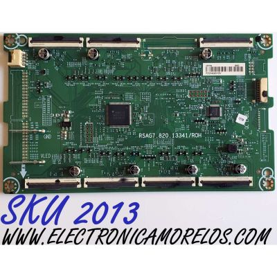 LED DRIVER PARA TV HISENSE / NUMERO DE PARTE 339794 / RSAG7.820.13341/ROH / E88441 / 492Z311-1 / PANEL HD550Z6U53-TALGB5\S0\FJ\SM\ROH / DISPLAY T550QVN10.A / MODELO 55U8K / 55U8K 55E85GUA